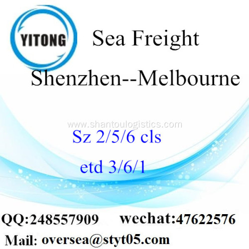 Shenzhen Port LCL Consolidation To Melbourne